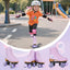 Patines dibujos animados para mujer con ruedas iluminadas