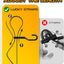 6 Correas Planas Ajustables 60" con Ganchos Campamento