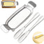 Cortador mantequilla acero inox 2 cuchillos ergonómico