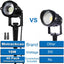 Luces LED paisaje impermeables jardín 20 pzas conector