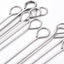 Brochetas BBQ acero inox 12" set 30pzas