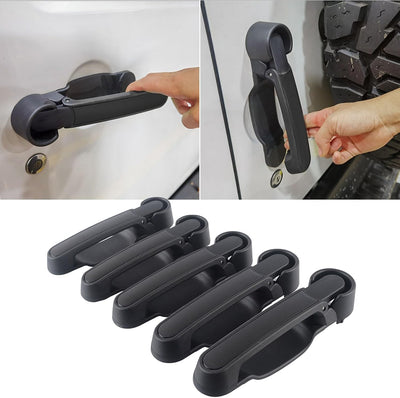 Set 5 manijas puerta con botón Jeep Wrangler JK 07-18