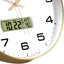 Reloj pared 13pulg analógico LCD calendario temperatura