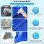 4 Almohadas Piscina PVC 4x4" con Cuerdas 16x20" Invierno