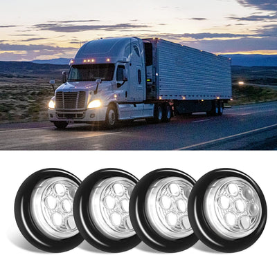 4 Luces LED selladas 2" blanco señal empotrado