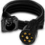 Cable extensión enchufe remolque 7 pines 12ft Plug-N-Play