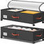 Contenedor bajo cama 9.5pulg 2pack zapatos ropa
