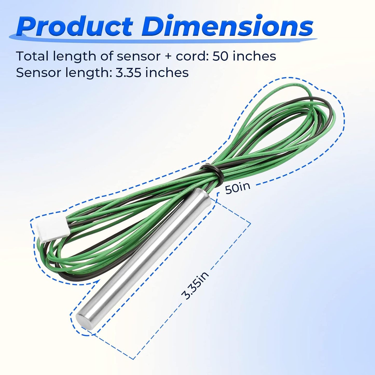 Sensor temperatura calentador piscina Raypak 3 cables NTC