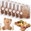 Set 6 premios baby shower tabla queso oso con cuchillos