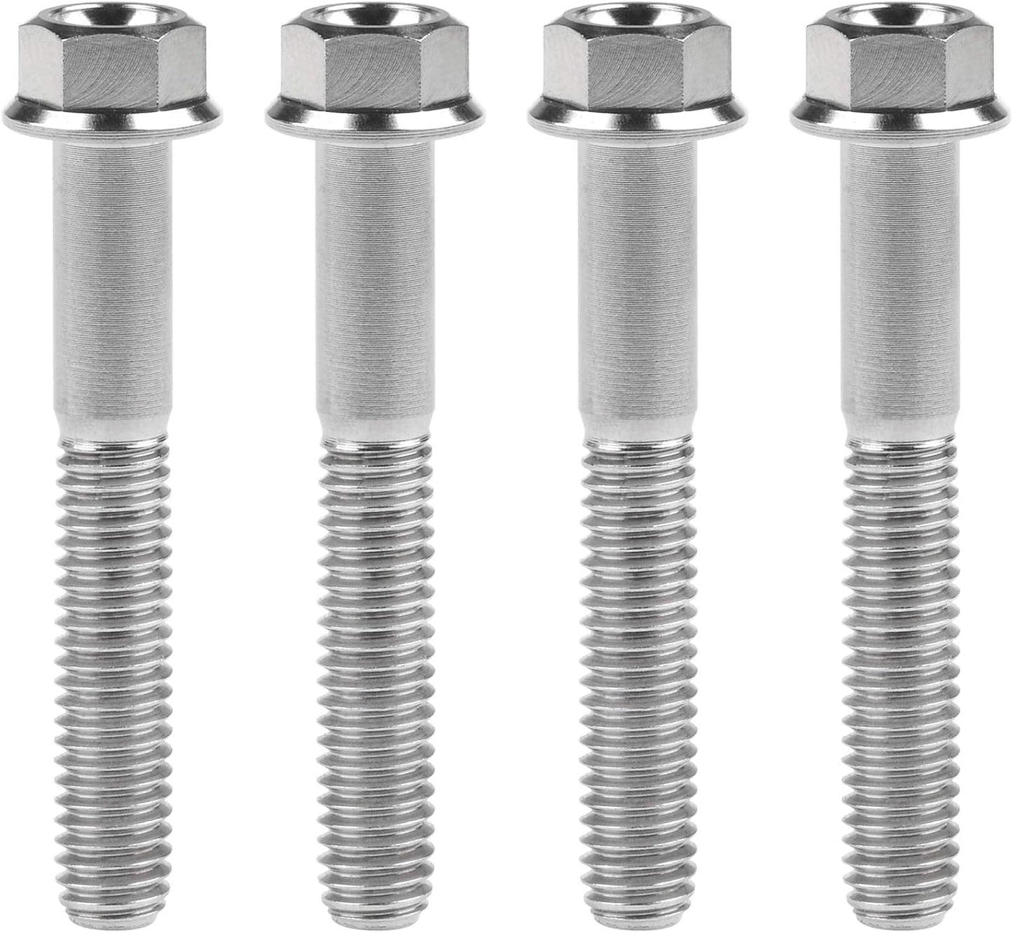 Tornillo perno abrazadera titanio M6x40mm pack 4