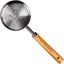 Taza medidora acero inox 125ml mango madera gris