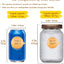 Tarro vidrio 24oz con tapa madera 700ml almacenamiento