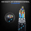 Cable HDMI 2.0 4K con adaptador 5 Pzas azul