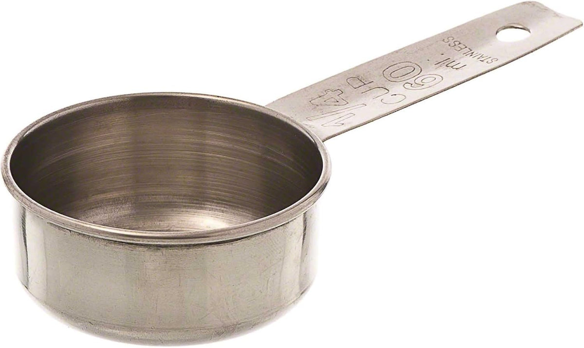 Taza medidora acero inox 1/4 taza