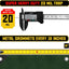 Lona polietileno 18x24ft resistente UV impermeable