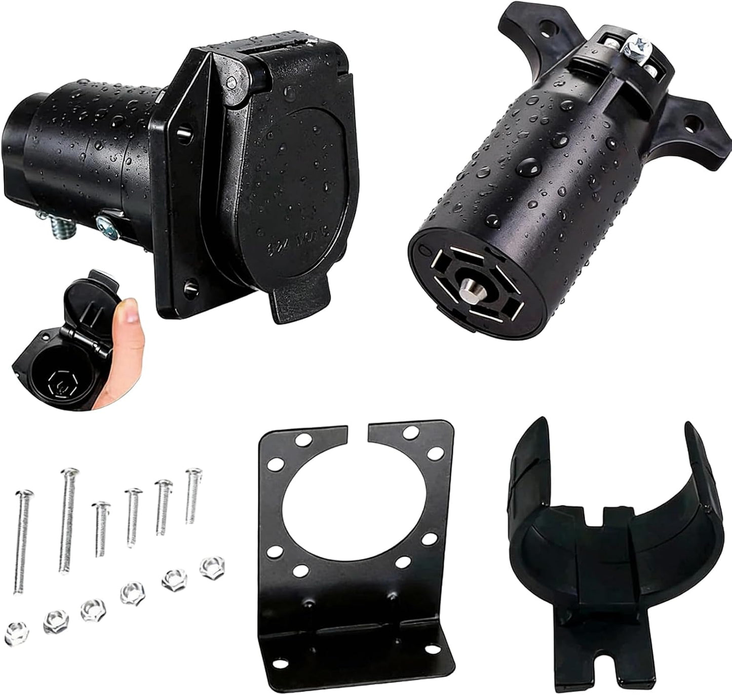 Set enchufe remolque 7 pines conector cuchilla para camión