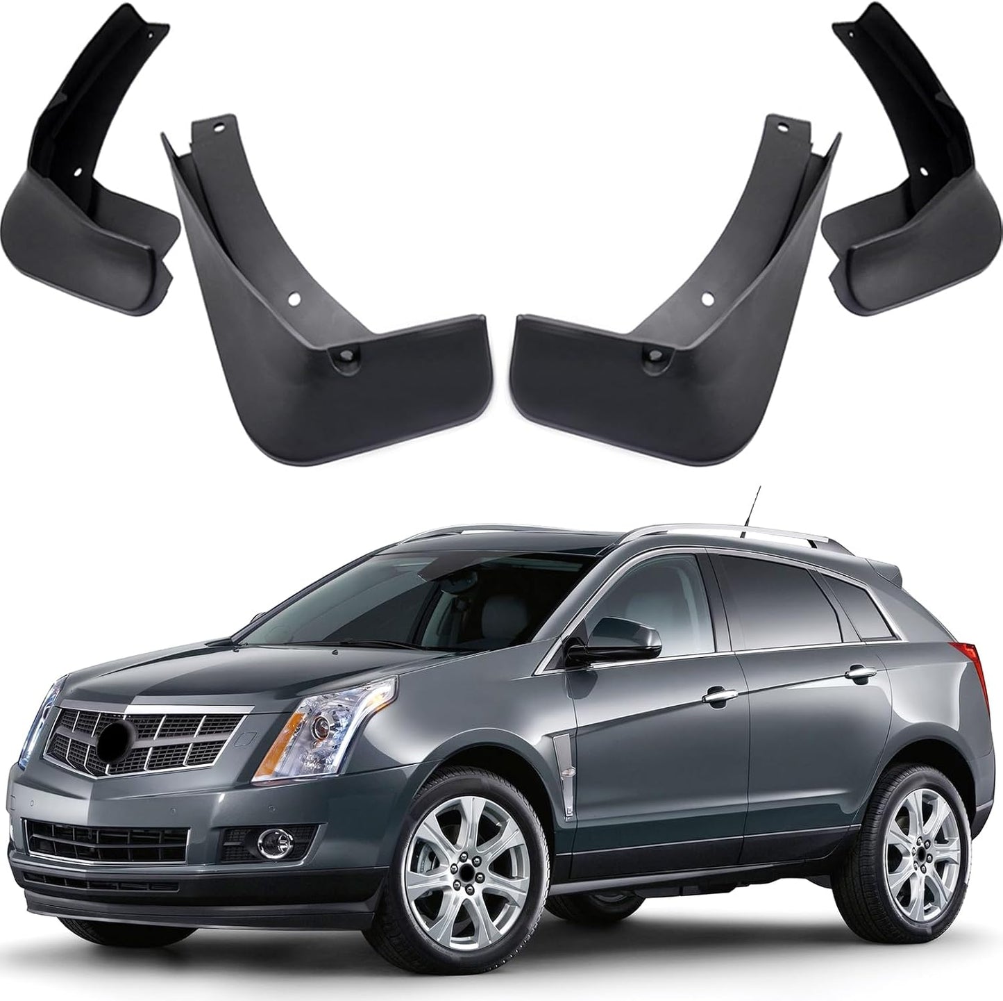 Protectores lodo Cadillac SRX 10-16 set 4 color negro