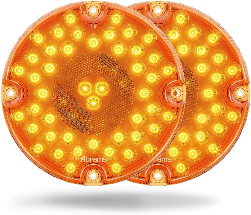 Luz trasera LED ámbar 7pulg certificada DOT para camión