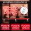 Letrero Neón Comida Bebidas LED 40x20cm