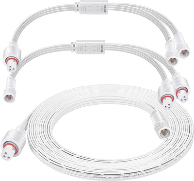 Cable extensión 16ft impermeable para luces Govee H705 H706 blanco
