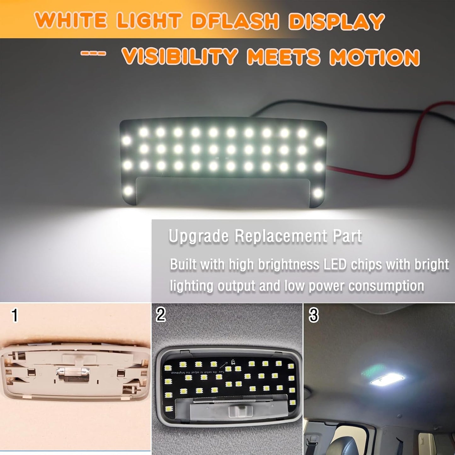 Kit luces LED ajustables blancas 6000K para Toyota