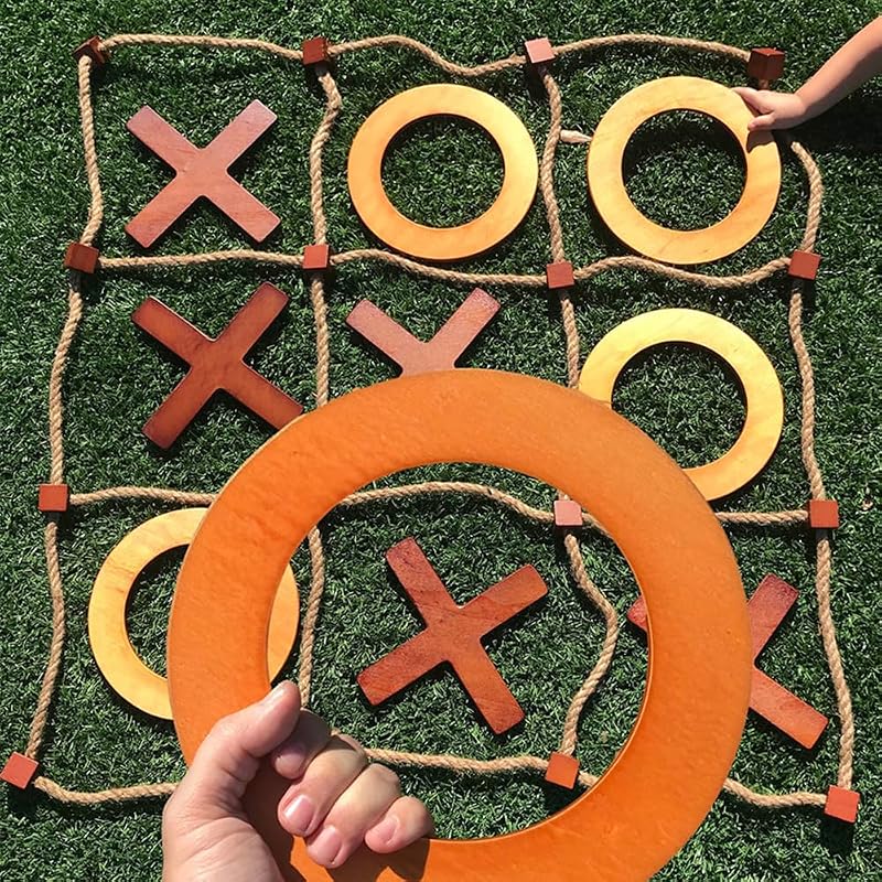 Set Tic Tac Toe gigante para exteriores 3x3pies sin montaje