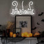 Letrero neón gato 3 pzas decoración Halloween dormitorio niña