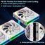 Ventilador ARGB 4.724pulg diseño espejo control remoto