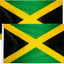 2 Banderas Jamaica 3x5ft Poliéster Ojales Latón
