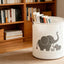 Cesta almacenamiento redonda plegable elefante amoroso