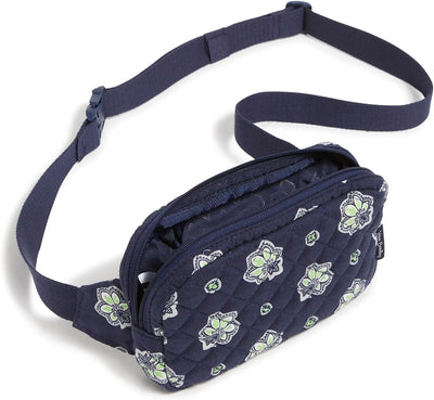 Bolsa viaje algodón bandana azul rey/rojo