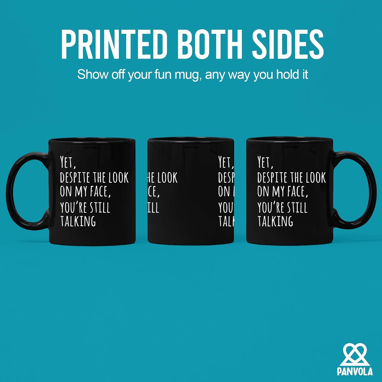 Taza café cerámica sarcástica divertida 11oz negro
