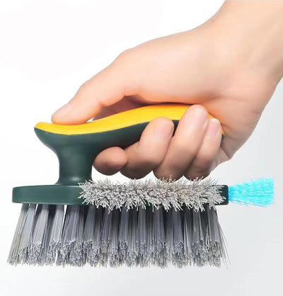 Cepillo lechada 4en1 con espátula para baño cocina y suelos