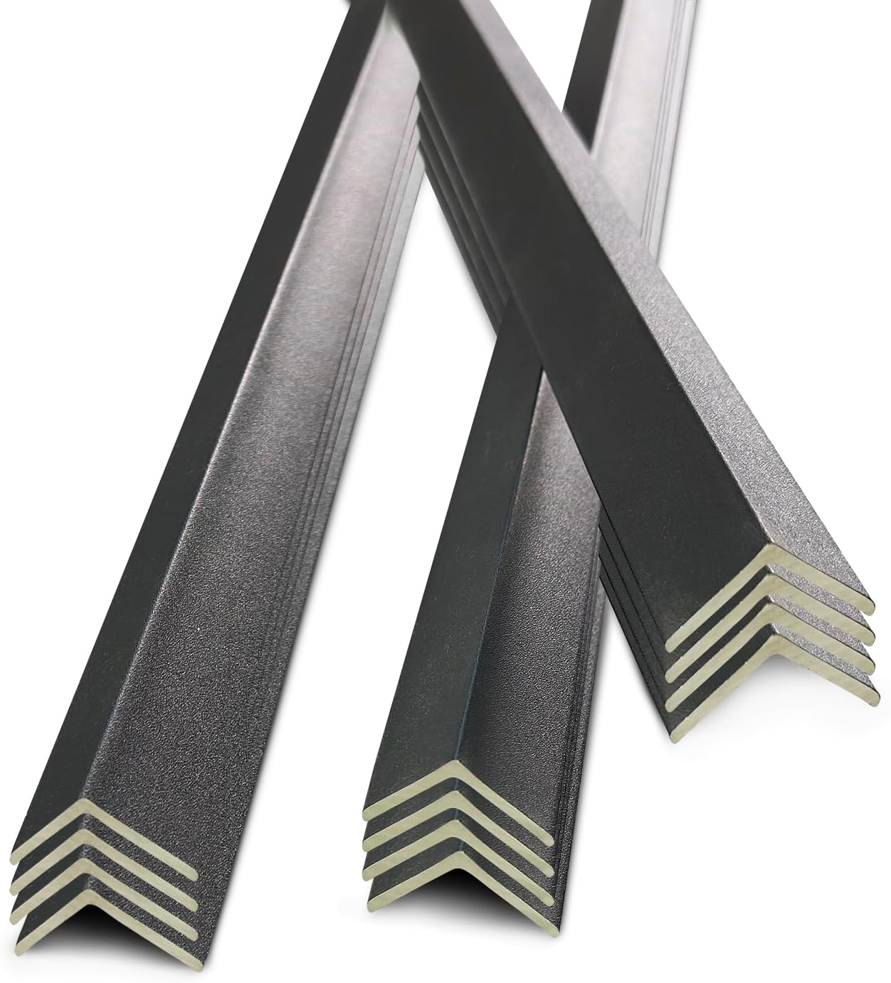 12 Protectores Esquina Pared 45pulg Borde Madera Negro