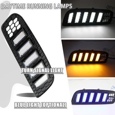 Luz antiniebla LED DRL parachoques Mazda CX secuencial