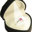 Caja anillo LED corazón lujo regalo mujer hombre