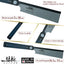 Sierra mano profesional 7" corte cruzado madera