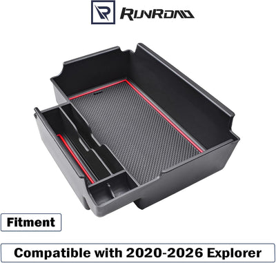 Organizador consola Ford Explorer divisores ABS almacenamiento