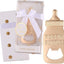 16 Abrebotellas Poppin para Baby Shower Blanco