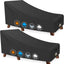 Funda silla lounge al aire libre 600D impermeable set 2