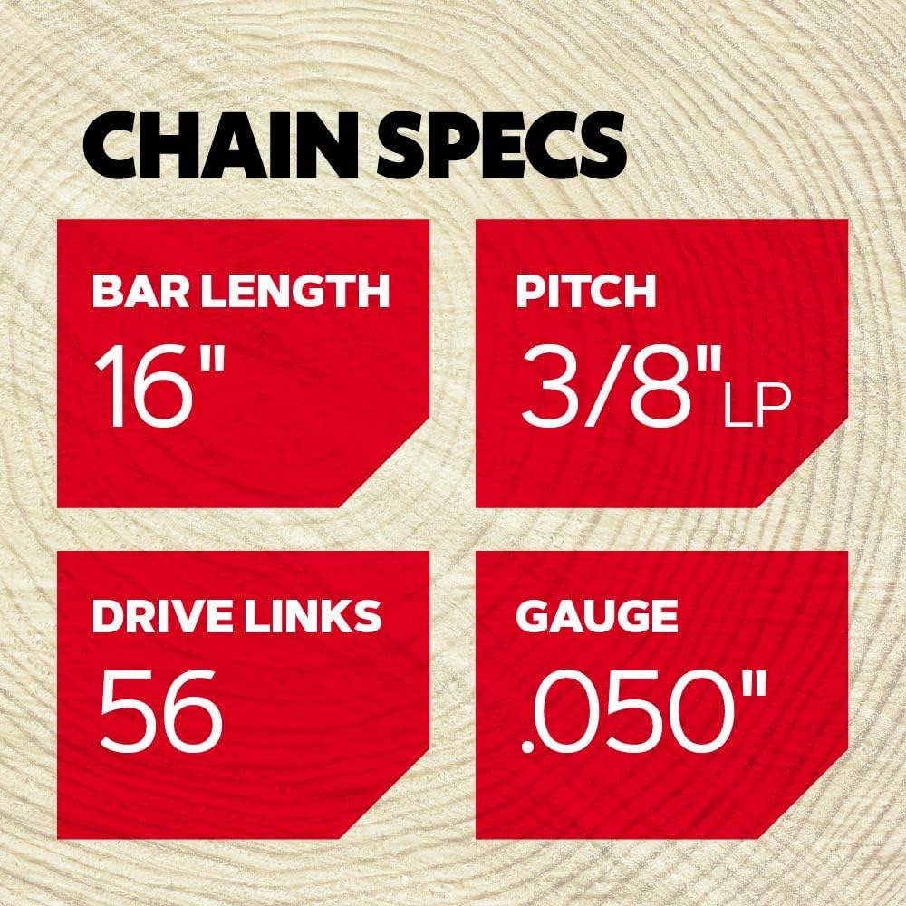 Cadenas motosierra 16pulg 56 eslabones comp Poulan Echo Ryobi