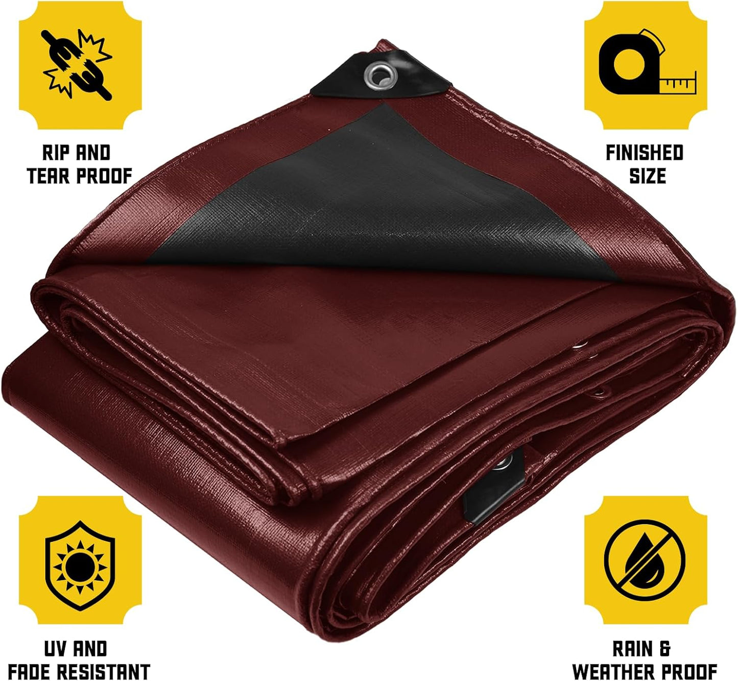 Lona polietileno resistente 0.72pulg impermeable UV