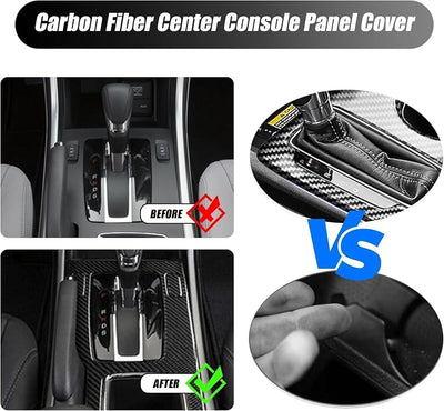 Cubierta palanca cambios fibra carbono Honda Accord 6 Pzas