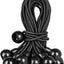 Cuerda elástica resistente UV multifunción 12pulg negro