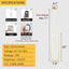 Candelabro LED ajustable para cocina y sala color dorado