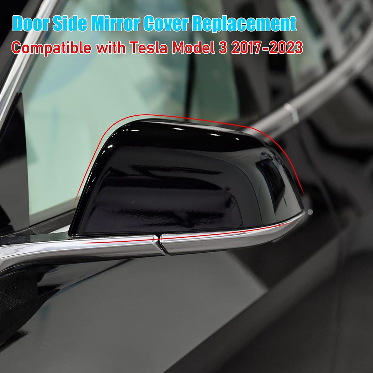 Repuesto tapa espejo retrovisor Tesla Model