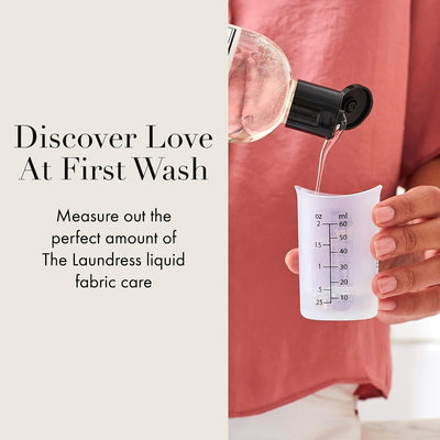 Taza medidora jabón ropa lavandería