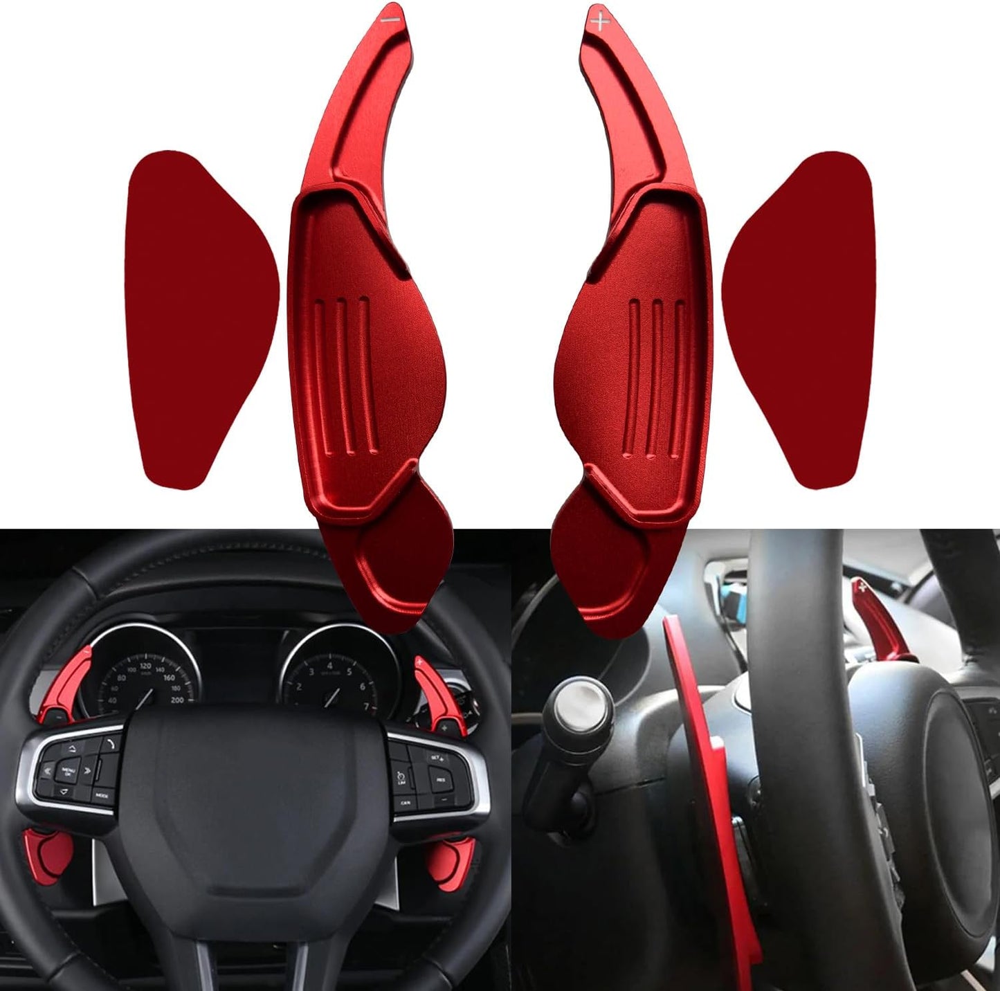 Palanca cambios volante comp Jaguar Land Rover rojo