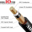 Cable guitarra 12pulg pedal efecto TS 1ft