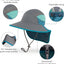 Sombrero UPF 50 para niños con capa cuello